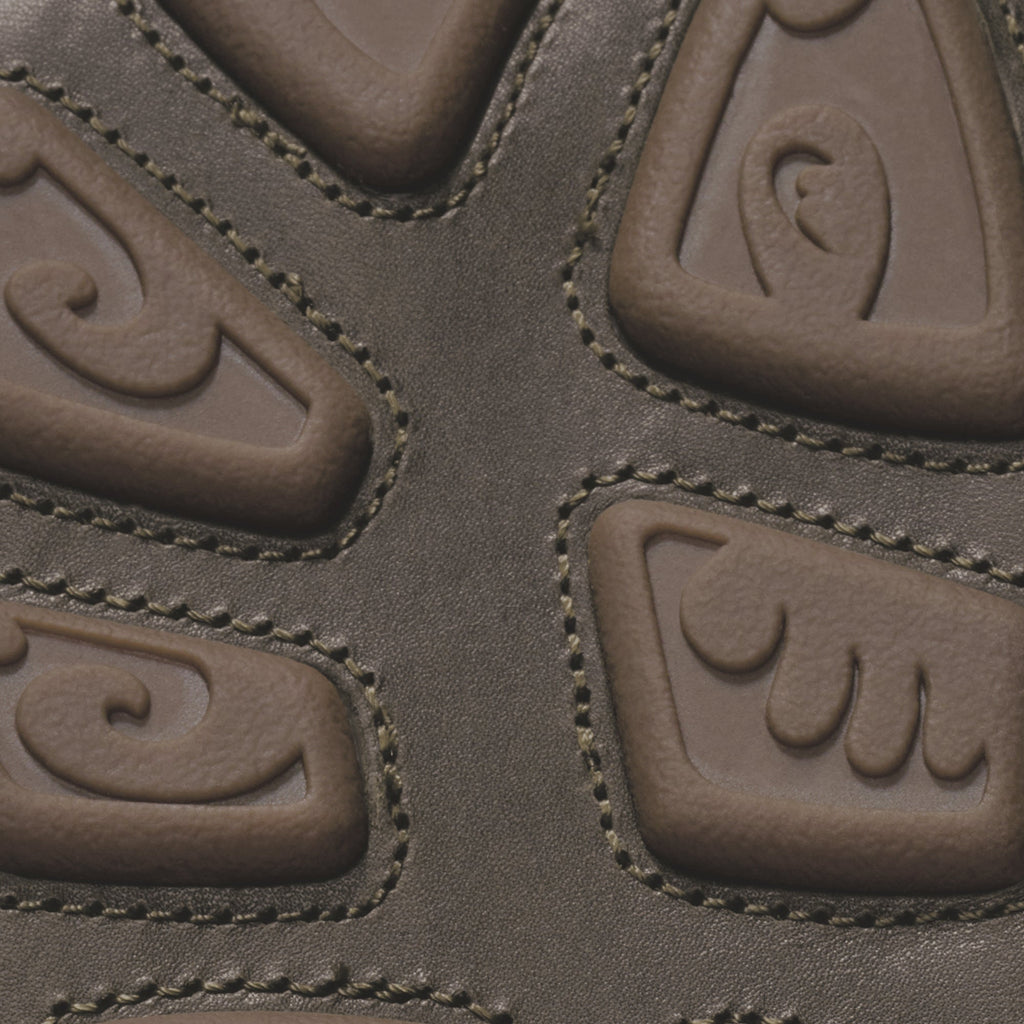 Hiapo Men's Leather Beach Sandals - Clay / Mustang
