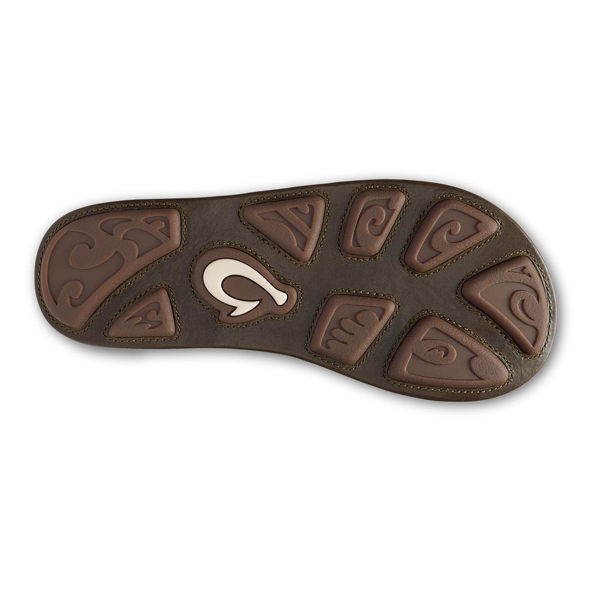 Hiapo Men's Leather Beach Sandals - Clay / Mustang