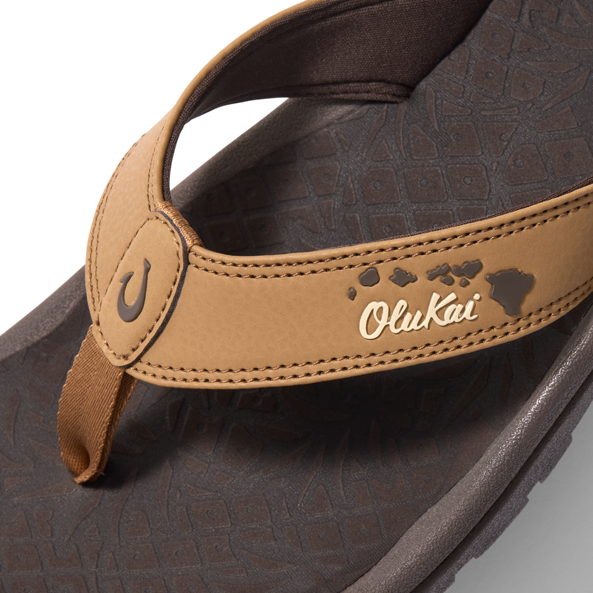 Ohana Men's Bestselling Beach Sandals - Tan / Island Chain
