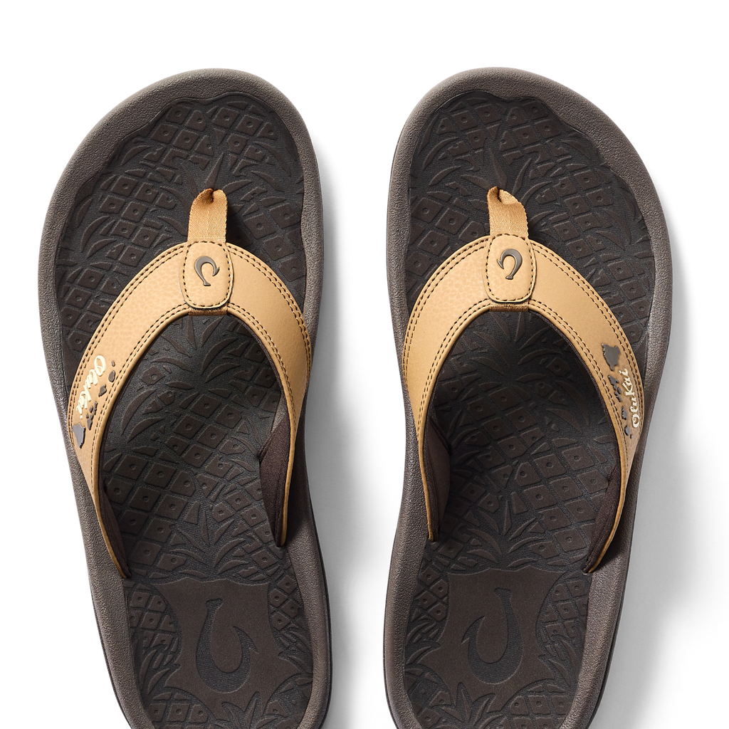 Ohana Men's Bestselling Beach Sandals - Tan / Island Chain