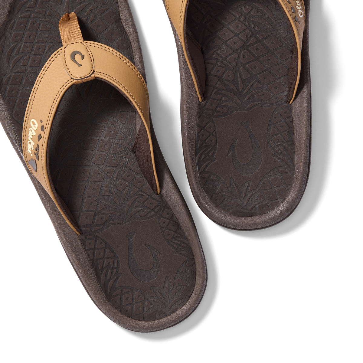 Ohana Men's Bestselling Beach Sandals - Tan / Island Chain
