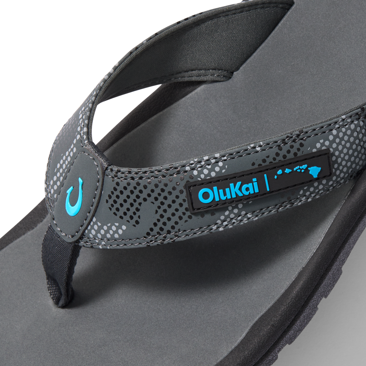 Ohana Men's Bestselling Beach Sandals - Grey Camo / Island Chain
