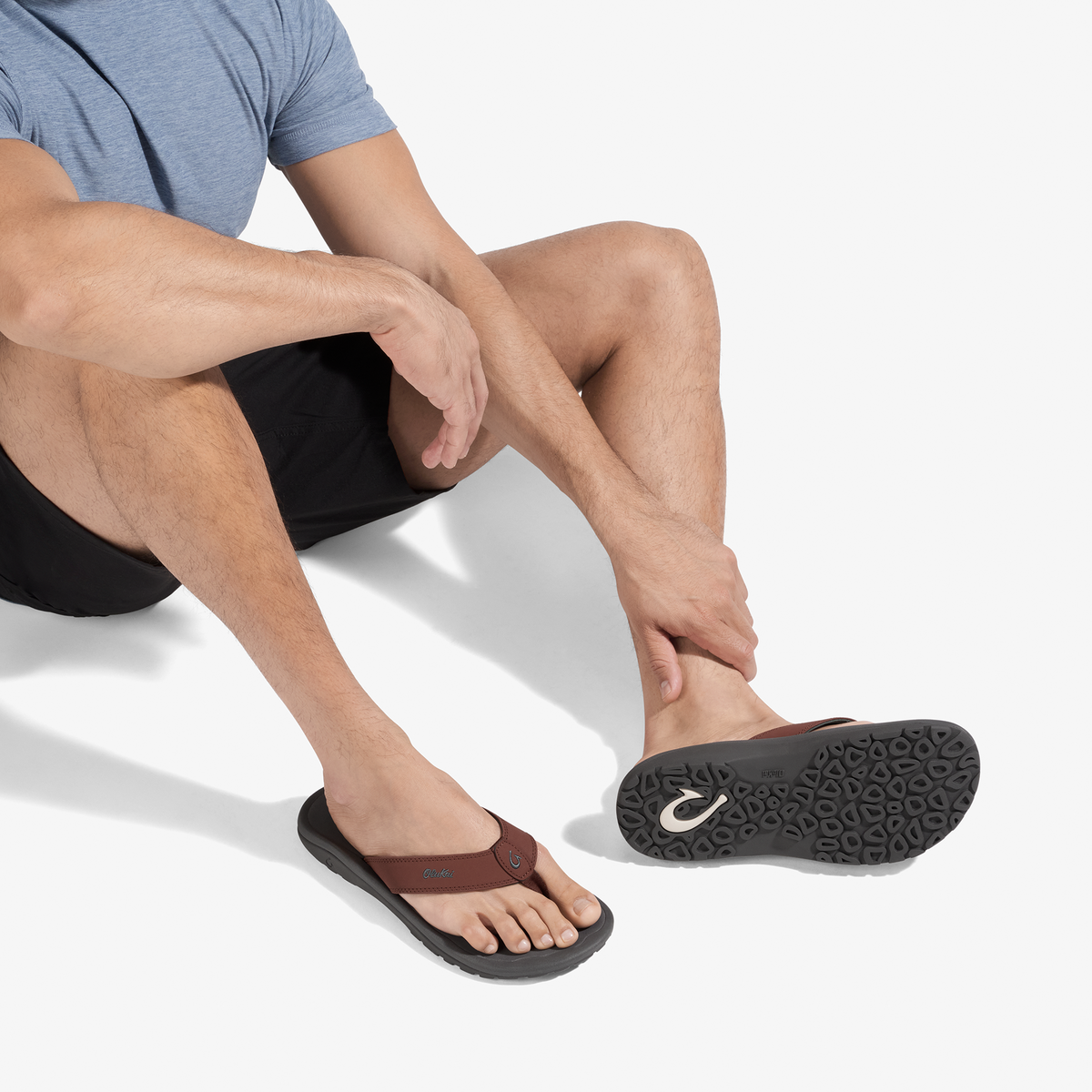 Ohana Men's Beach Sandals - Canoe / Rock