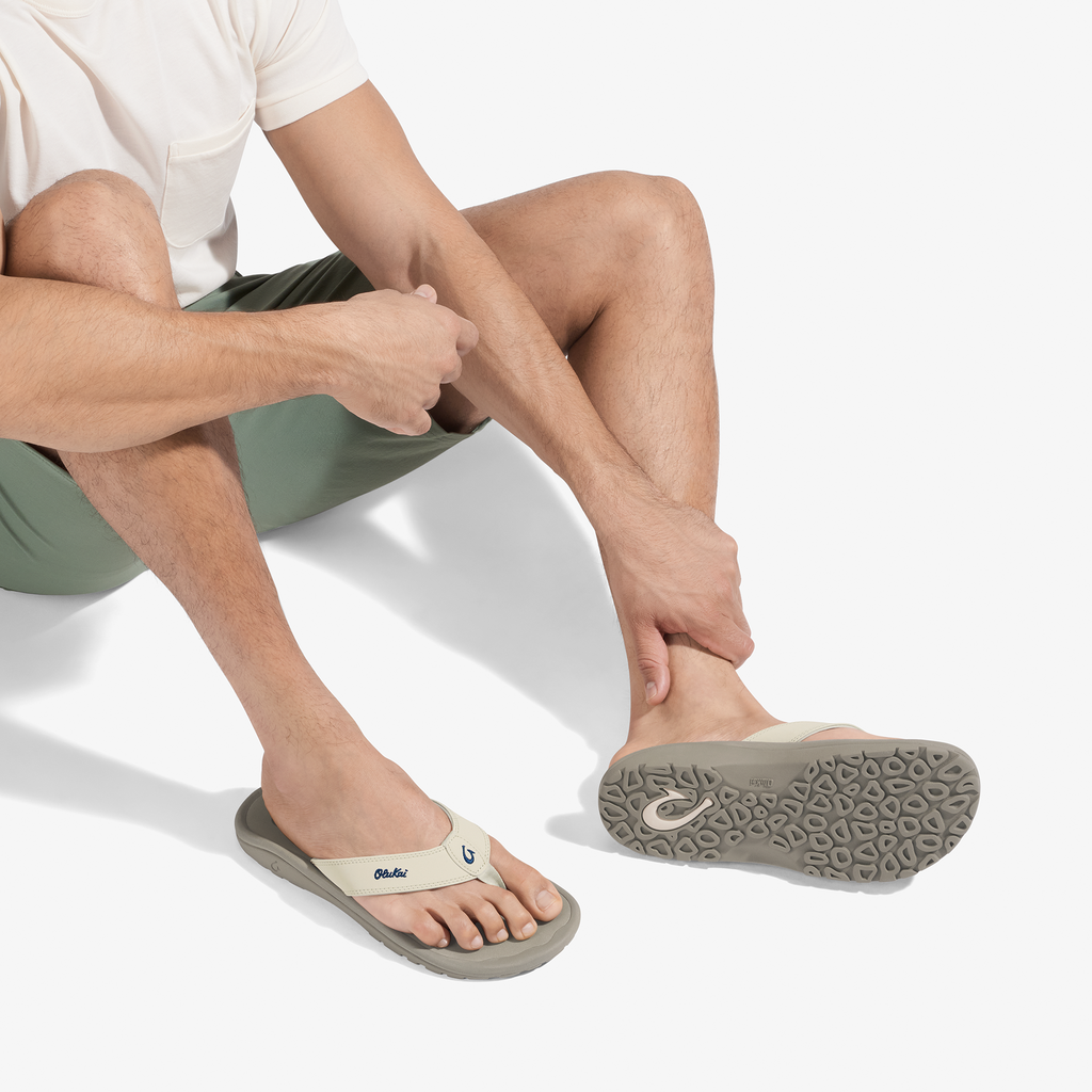 Ohana Men's Beach Sandals - Tapa / Clay