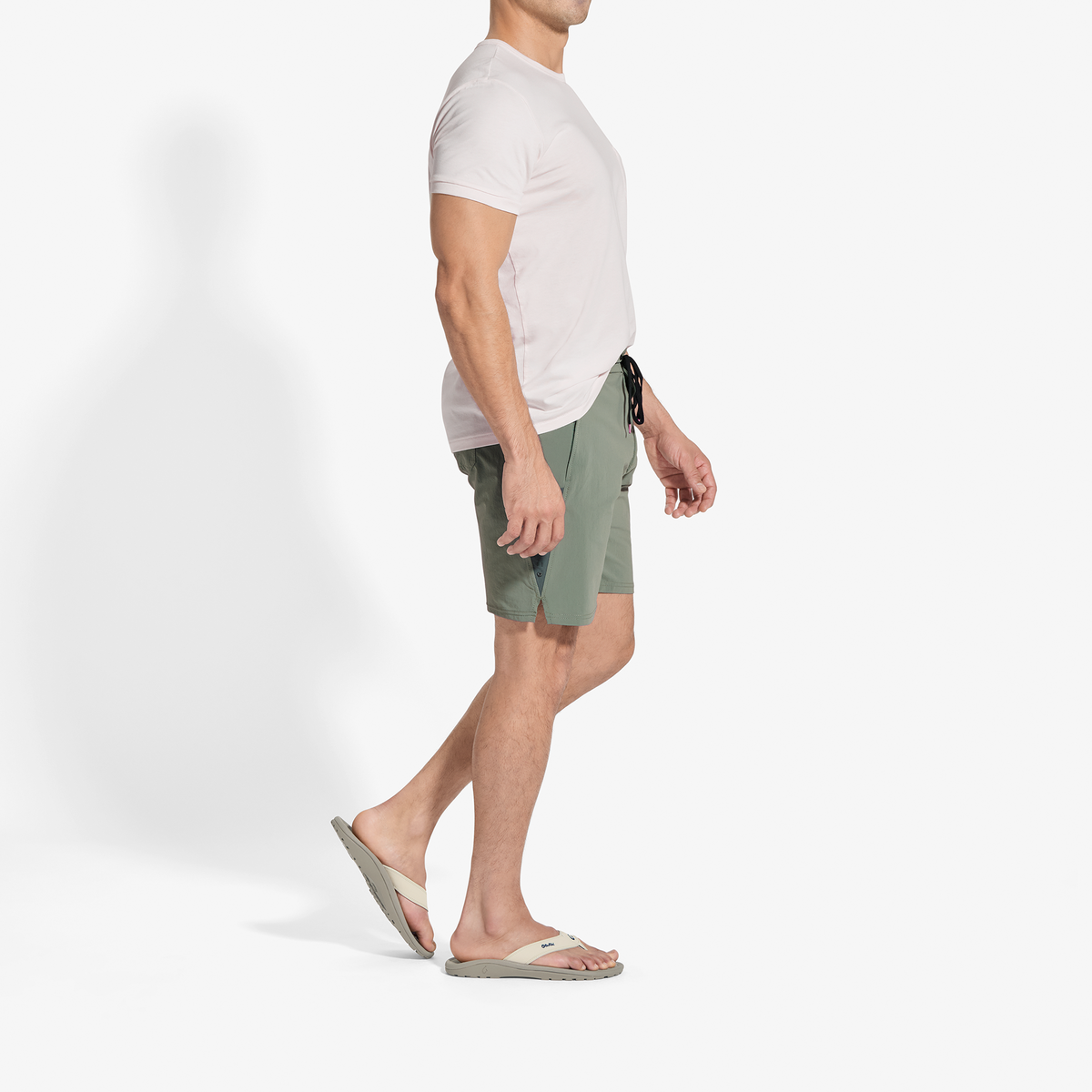 Ohana Men's Beach Sandals - Tapa / Clay