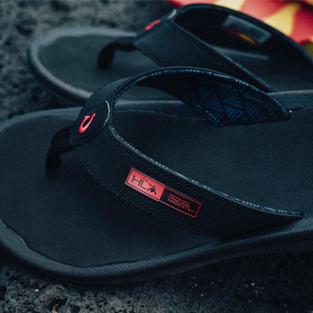Ohana Men's Beach Sandals - Black / Hla