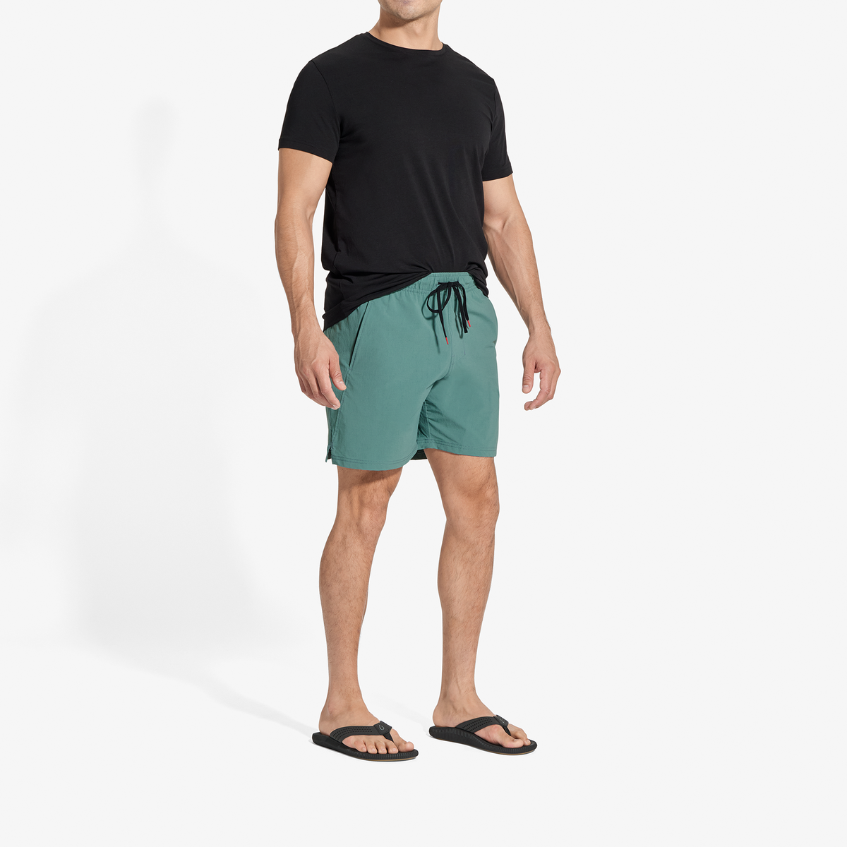 Ulele Men's Beach Sandals - Lava Rock / Lava Rock
