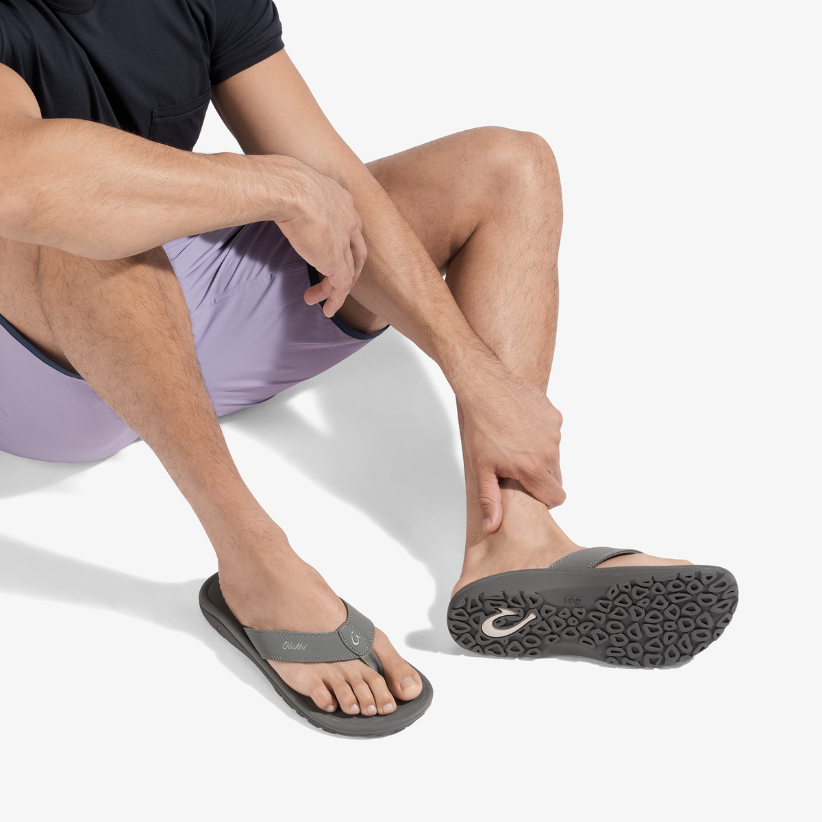 Ohana Men's Beach Sandals - Rock / Rock