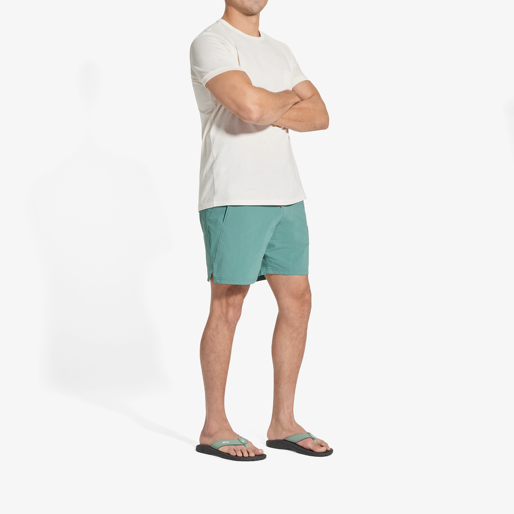 Ohana Men's Beach Sandals - Seagreen / Black