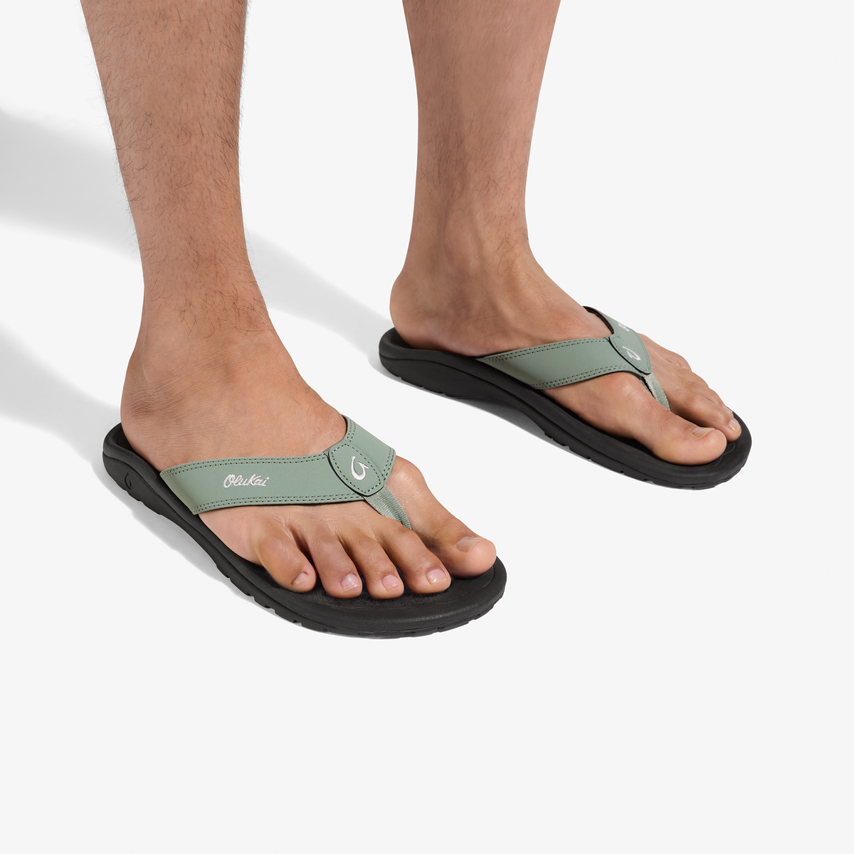 Ohana Men's Beach Sandals - Seagreen / Black