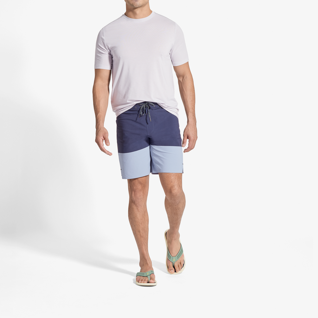 Ulele Men's Beach Sandals - Seagreen / Trench Blue