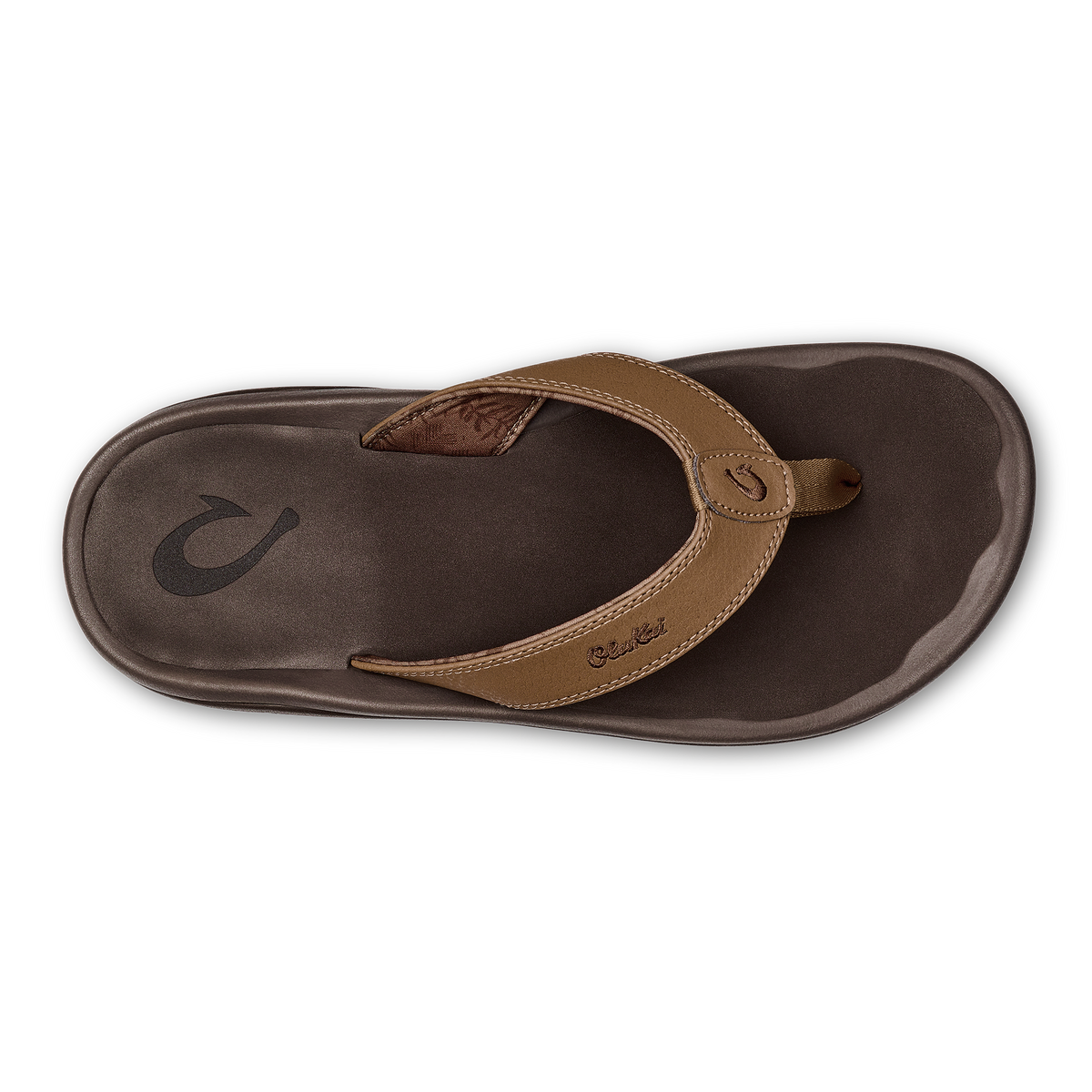 Ohana Men's Beach Sandals - Tan / Dark Java