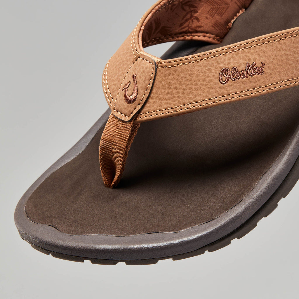 Ohana Men's Beach Sandals - Tan / Dark Java