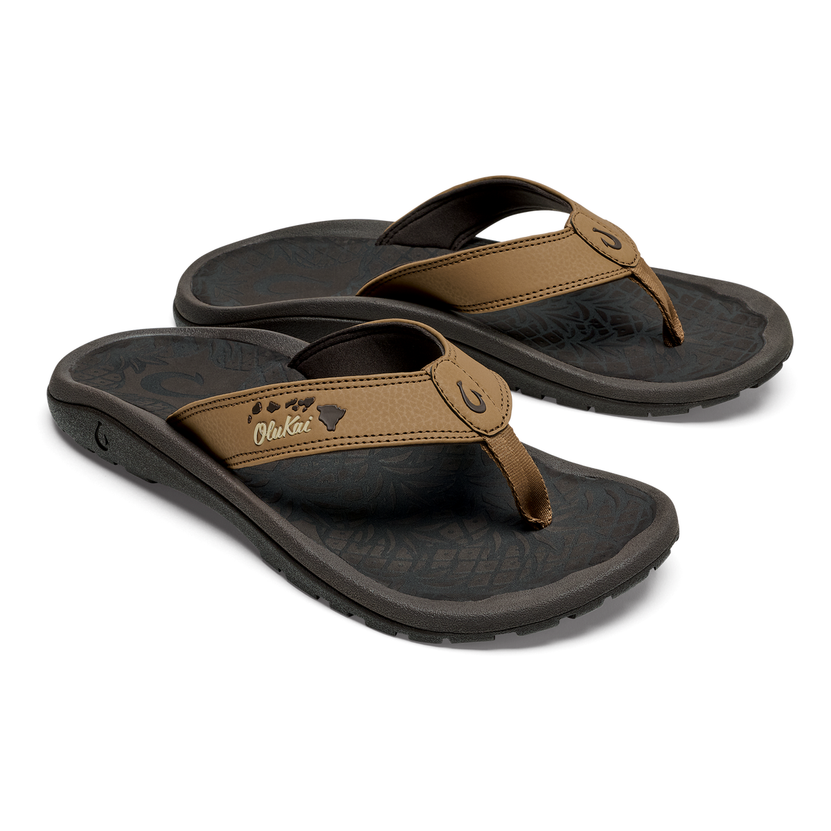 Ohana Men's Bestselling Beach Sandals - Tan / Island Chain