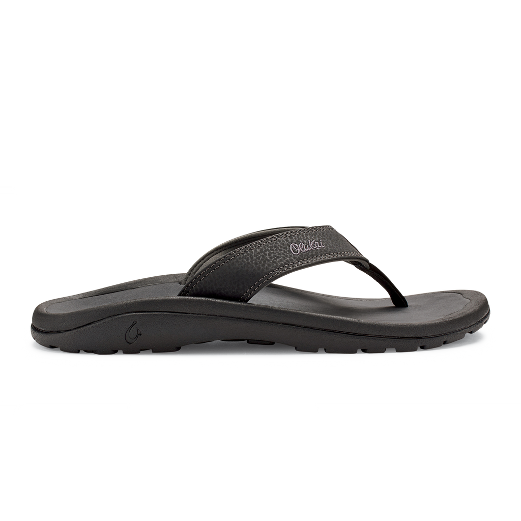 Ohana Men's Beach Sandals - Black / Dark Shadow