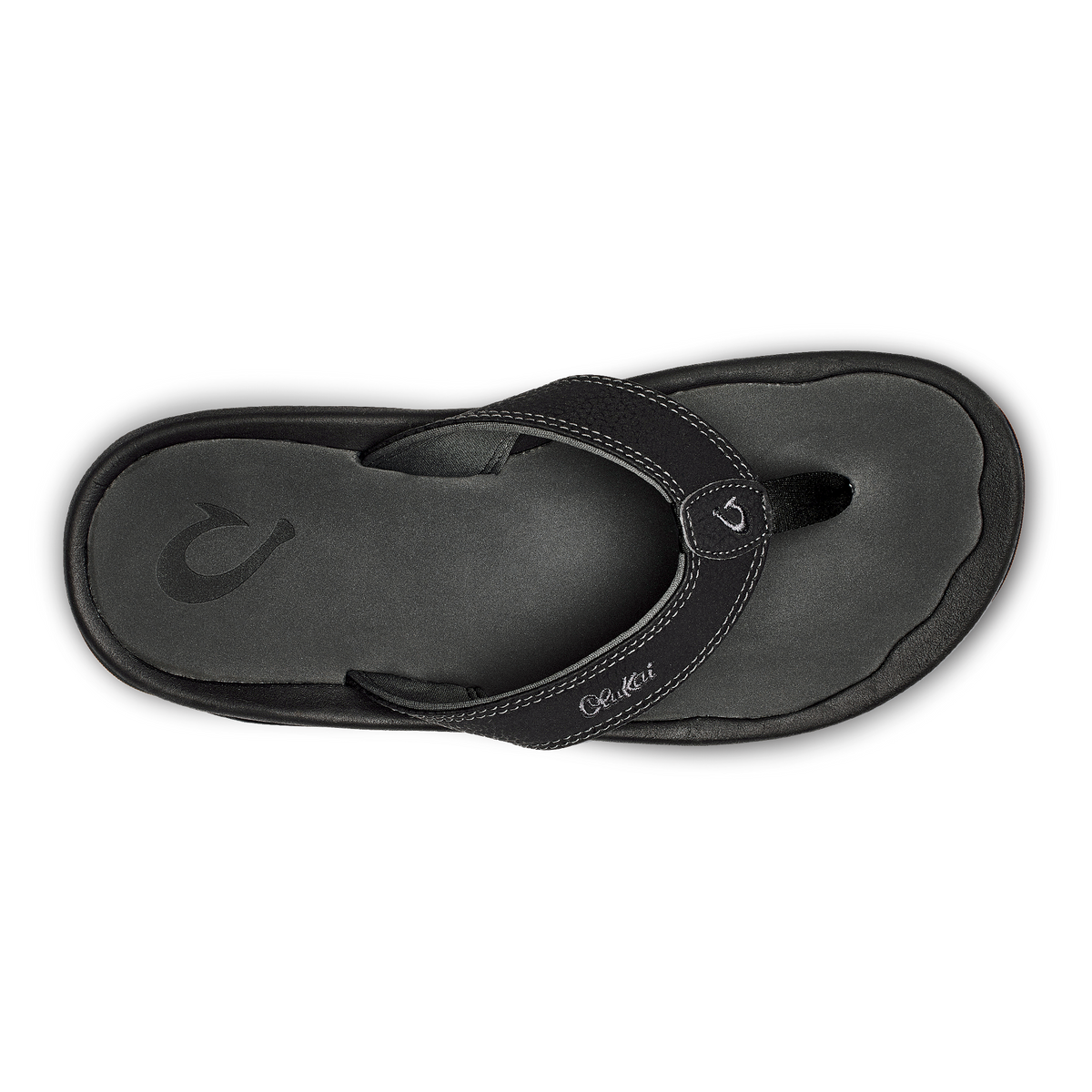 Ohana Men's Beach Sandals - Black / Dark Shadow