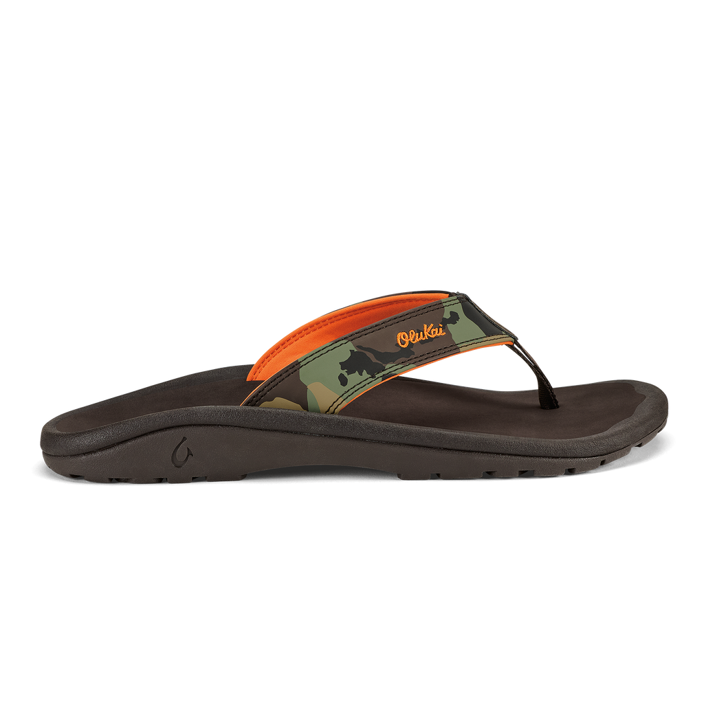 Ohana Men's Beach Sandals - Camo / Dark Java