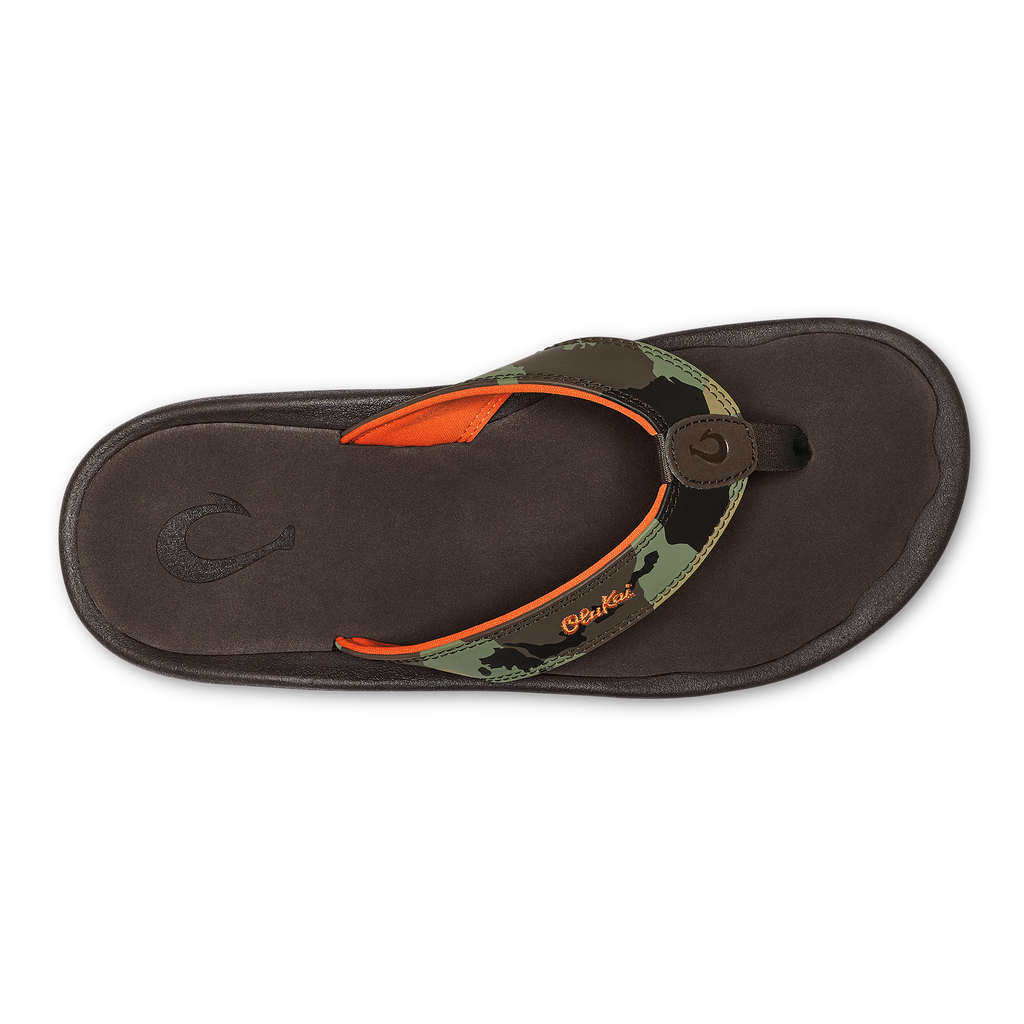 Ohana Men's Beach Sandals - Camo / Dark Java