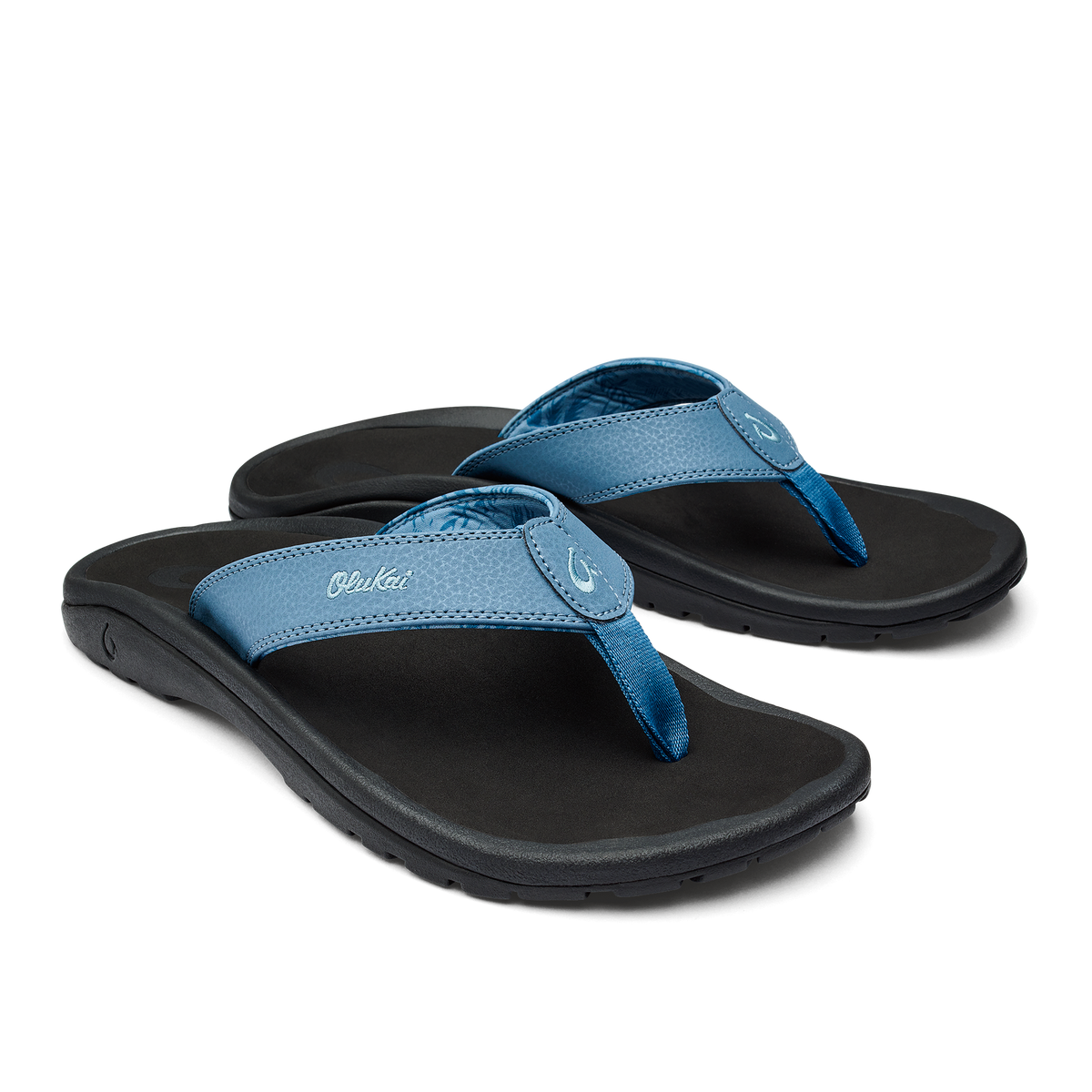 Ohana Men's Beach Sandals - Vintage Blue / Black