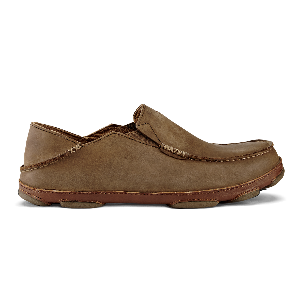 Moloa Men's Leather Slip-On Shoes - Ray / Toffee