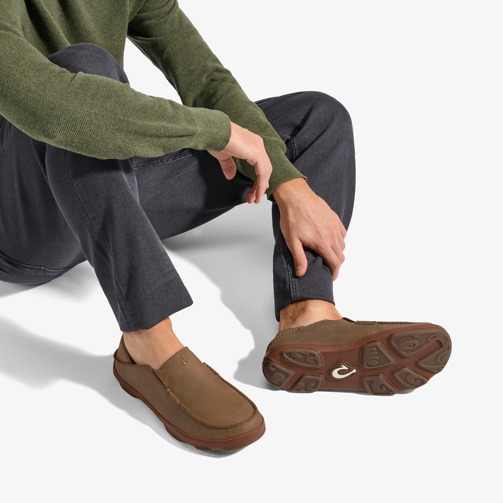 Moloa Men's Leather Slip-On Shoes - Ray / Toffee