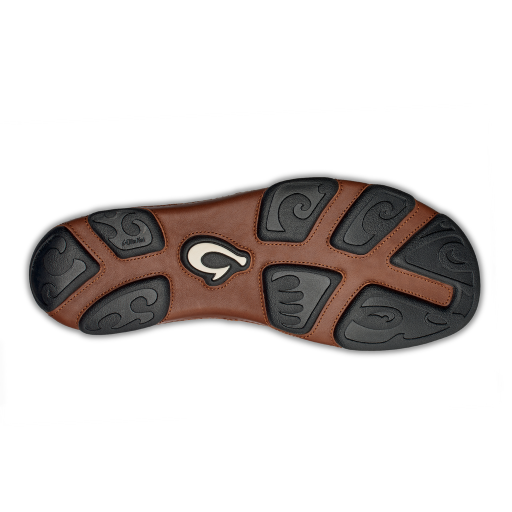 Moloa Men's Leather Slip-On Shoes - Black / Toffee