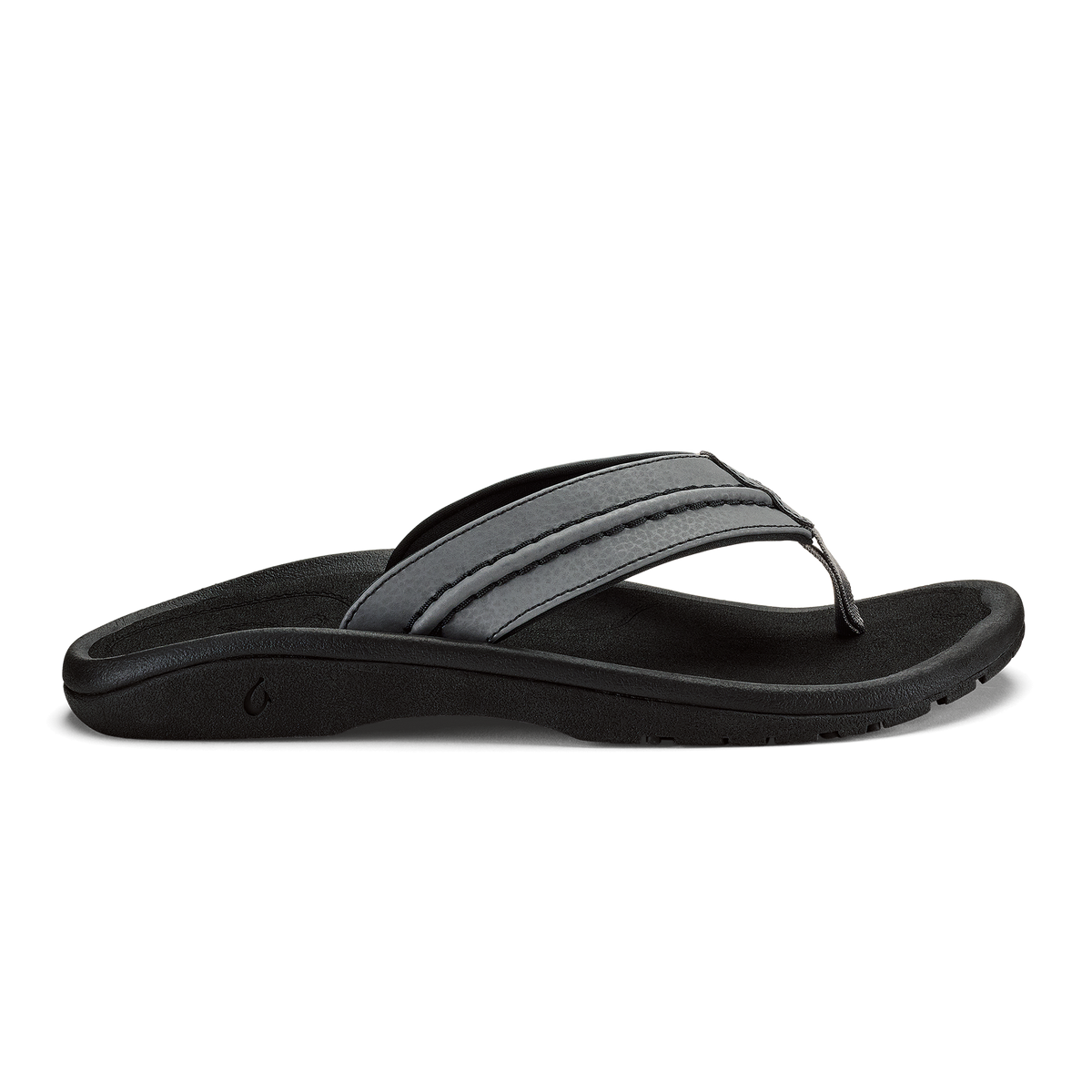 Hokua Men's Beach Sandals - Rock / Black