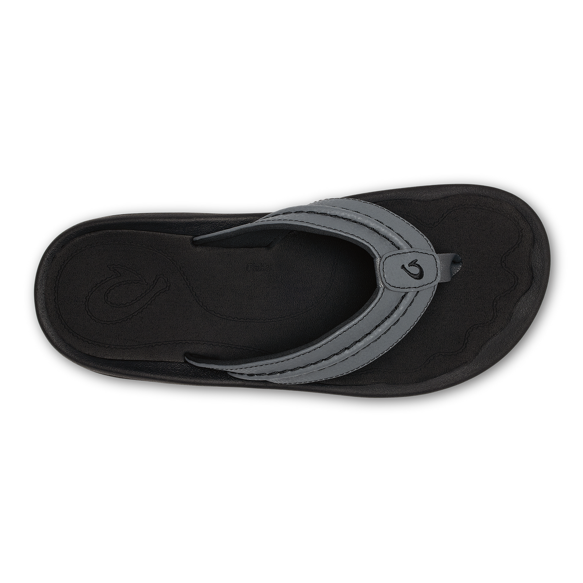Hokua Men's Beach Sandals - Rock / Black
