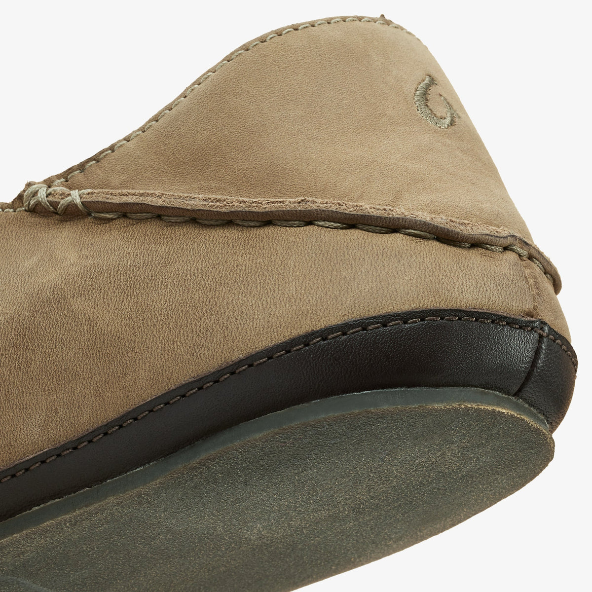 Moloa Men's Leather Slippers - Clay / Dk Java