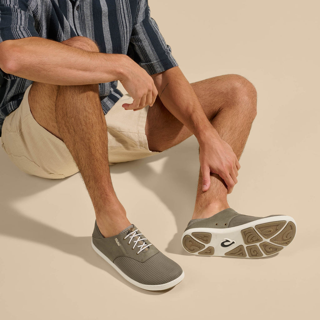 Nohea Moku Men's No Tie Boat Shoes - Clay / Tapa