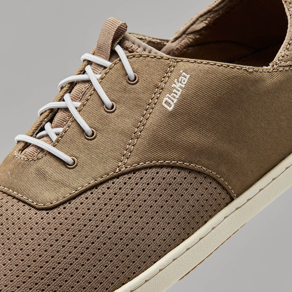 Nohea Moku Men's No Tie Boat Shoes - Clay / Tapa