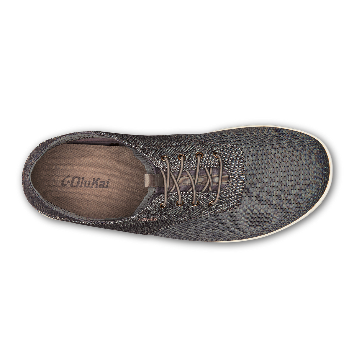 Nohea Moku Men's No Tie Boat Shoes - Charcoal / Clay
