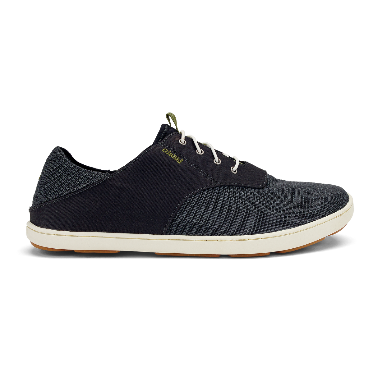 Nohea Moku Men's No Tie Boat Shoes - Black