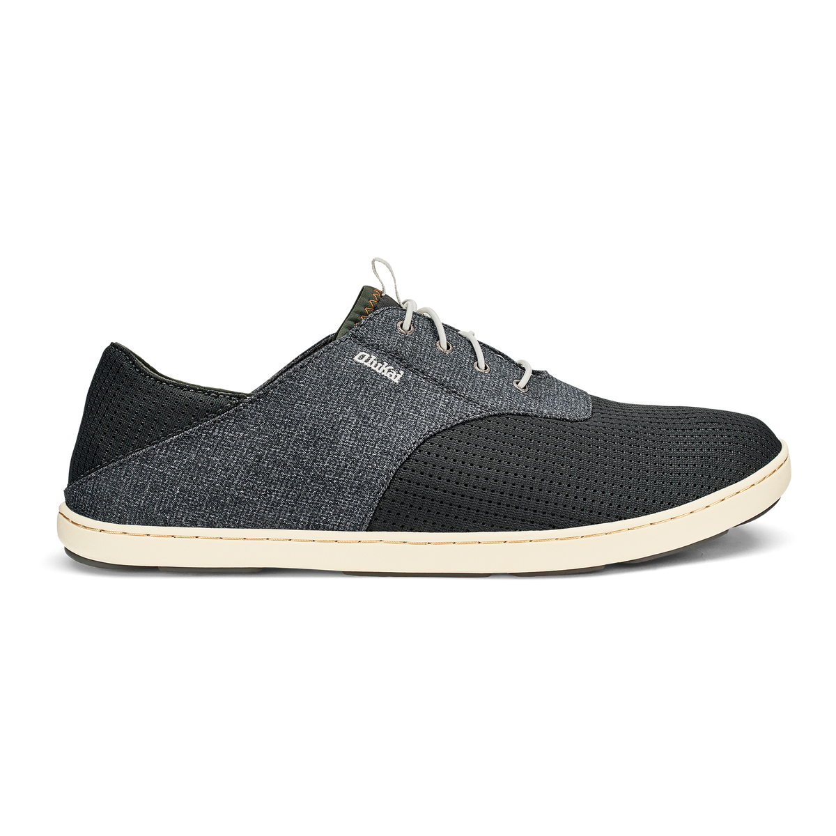 Nohea Moku Men's No Tie Boat Shoes - Dark Shadow