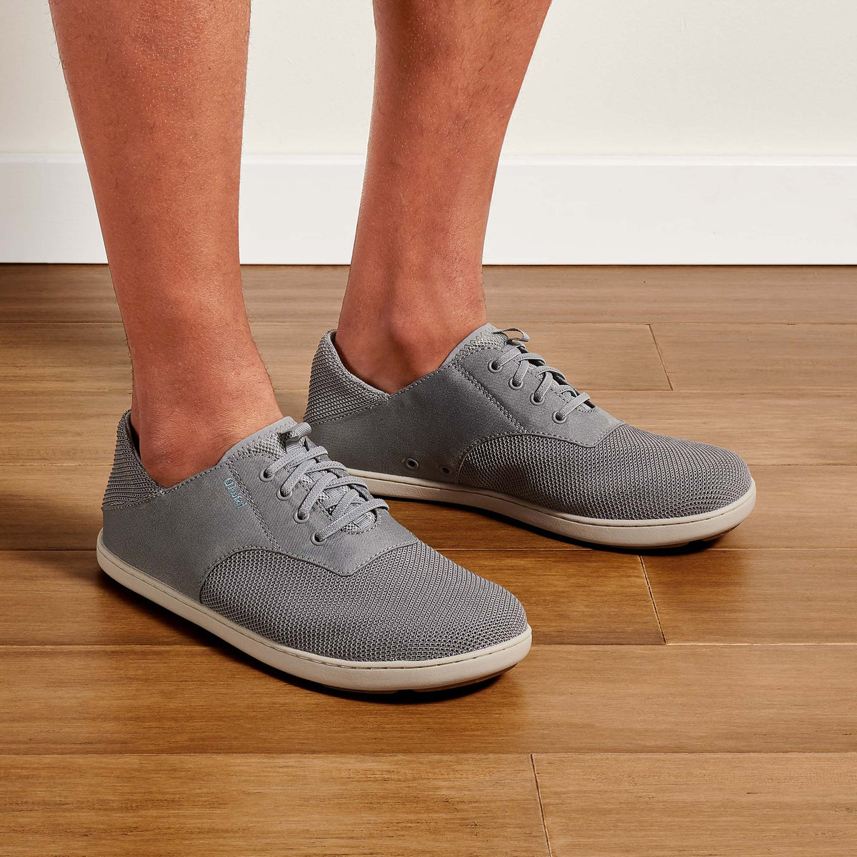 Nohea Moku Men's No Tie Boat Shoes - Sharkskin