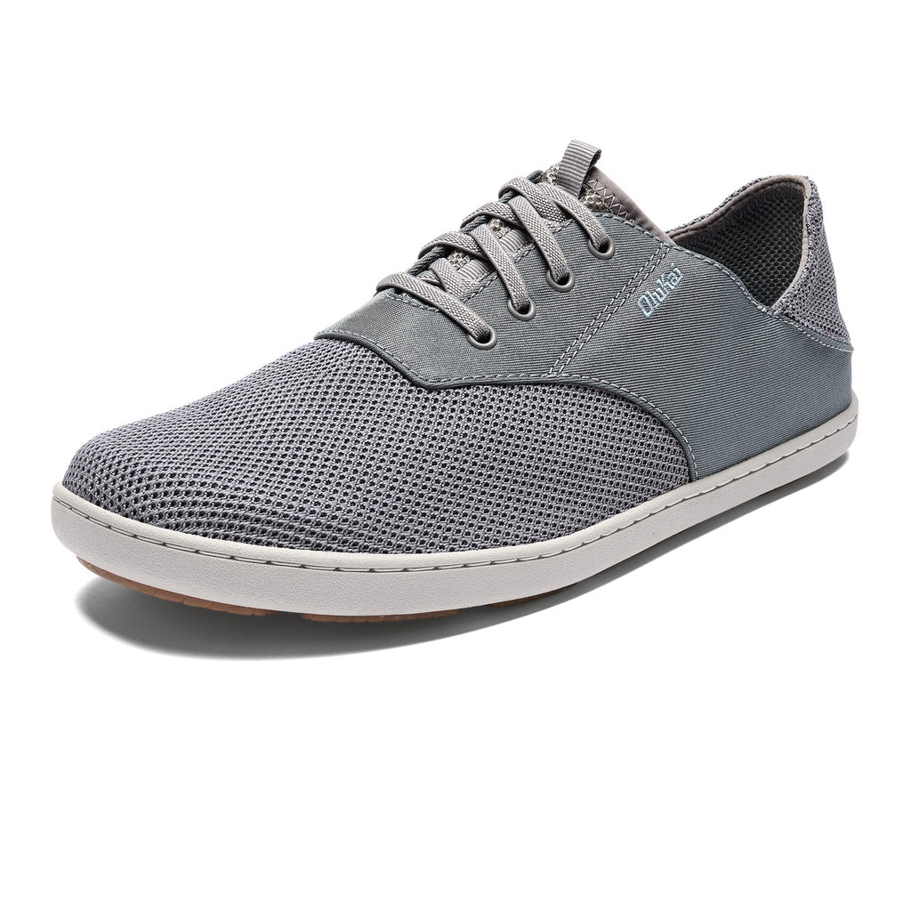 Nohea Moku Men's No Tie Boat Shoes - Sharkskin