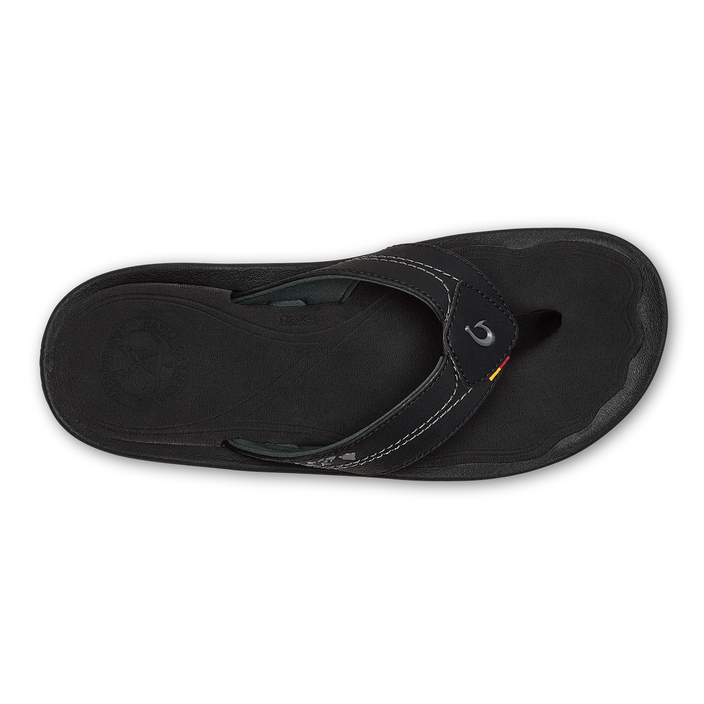 Kipi Men's Beach Sandals - Black