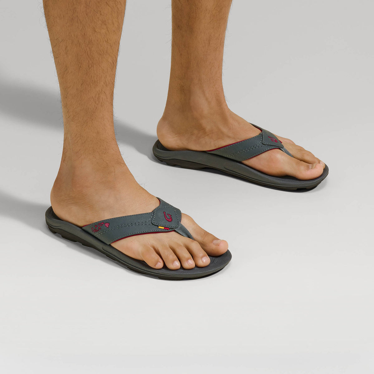 Kipi Men's Beach Sandals - Dark Shadow