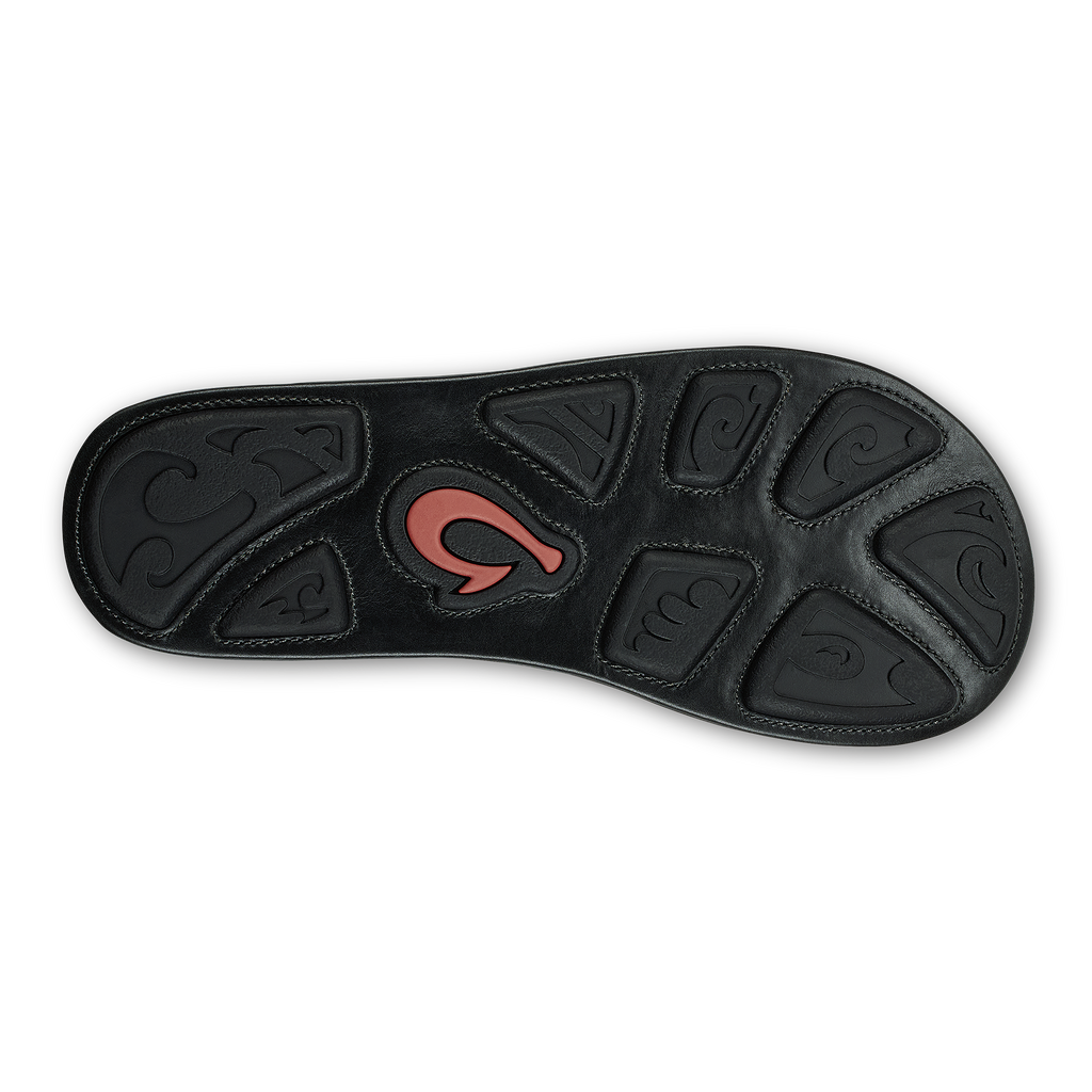 Hokulea Kia Men's Beach Sandals - Black