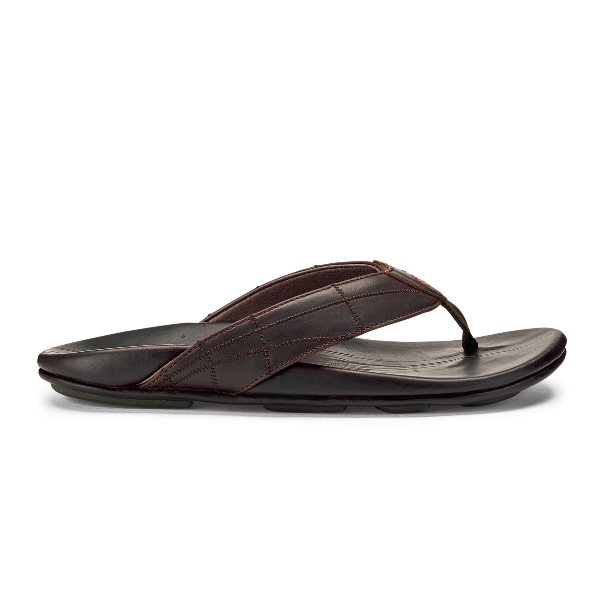 Hokulea Kia Men's Beach Sandals - Dark Wood