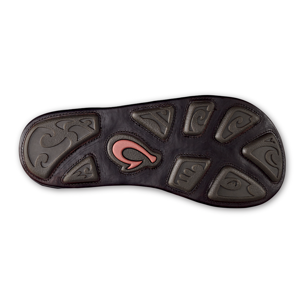 Hokulea Kia Men's Beach Sandals - Dark Wood