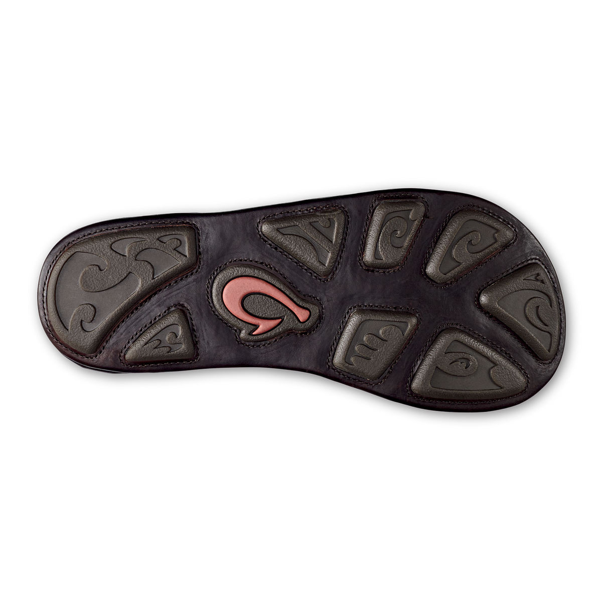 Hokulea Kia Men's Beach Sandals - Dark Wood