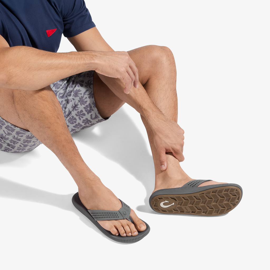 Ulele Men's Beach Sandals - Rock / Rock