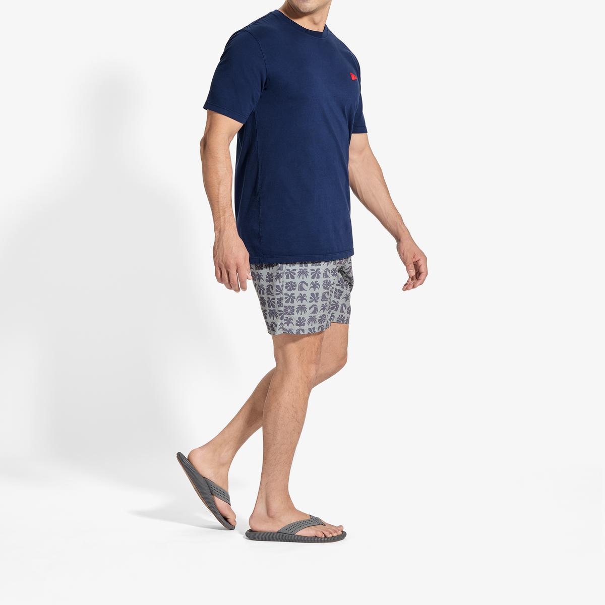 Ulele Men's Beach Sandals - Rock / Rock
