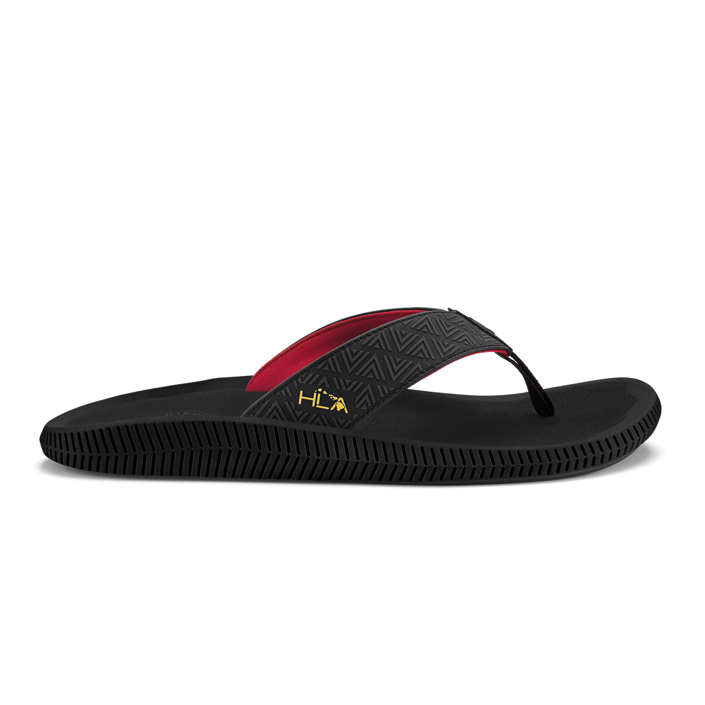 Ulele Men's Beach Sandals - Black / Hla