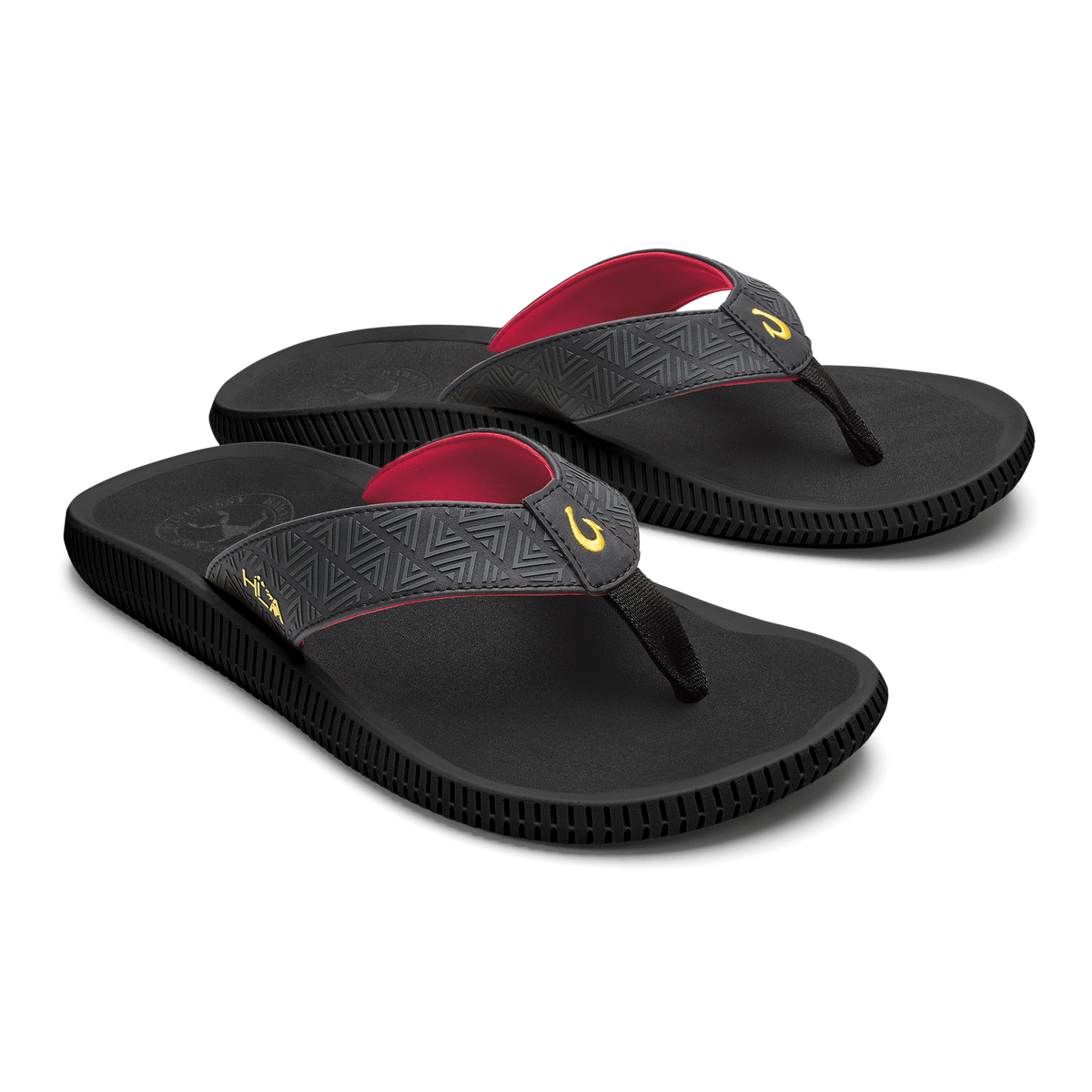 Ulele Men's Beach Sandals - Black / Hla