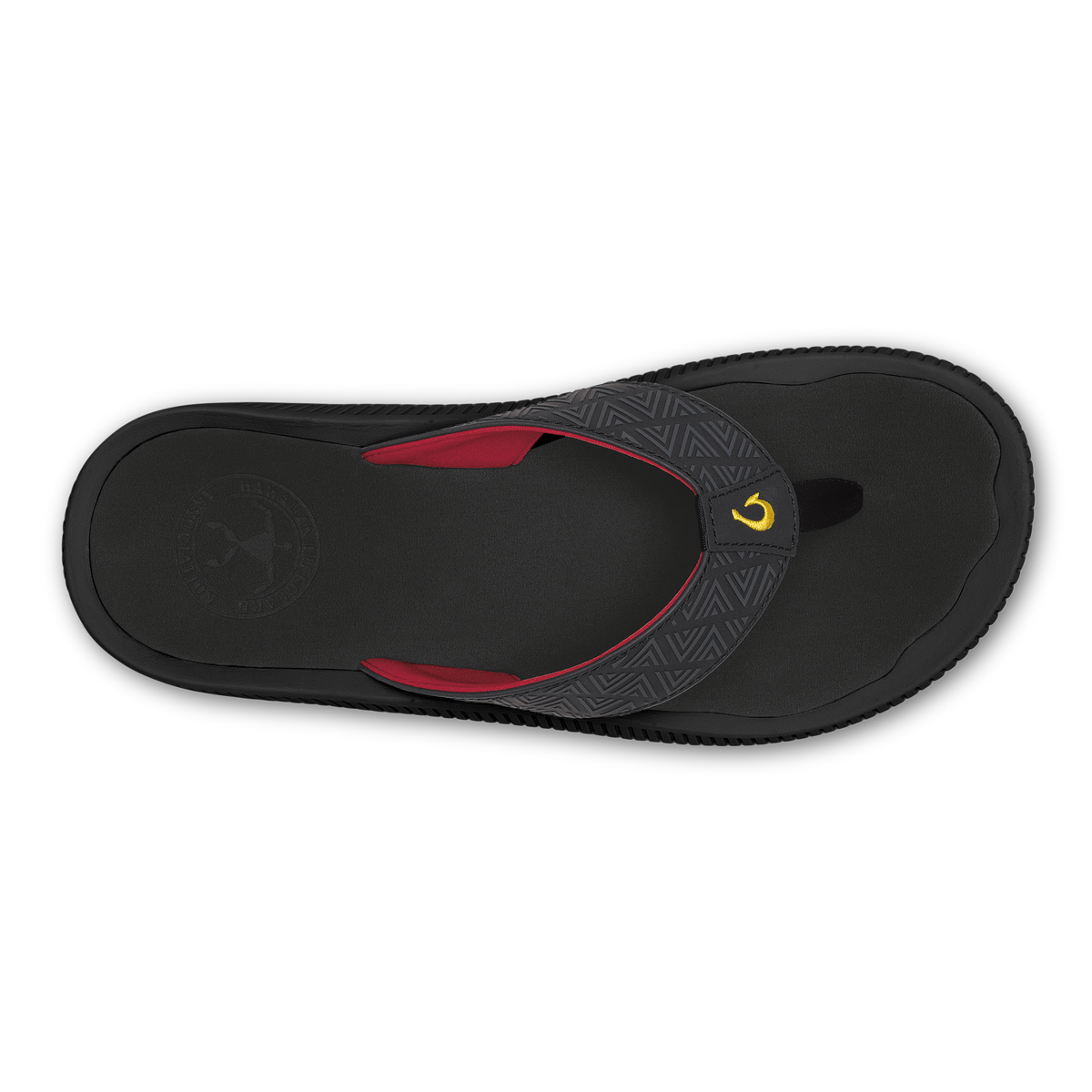 Ulele Men's Beach Sandals - Black / Hla