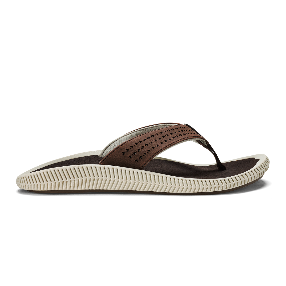 Ulele Men's Beach Sandals - Dark Wood
