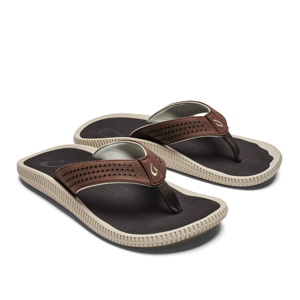 Ulele Men's Beach Sandals - Dark Wood