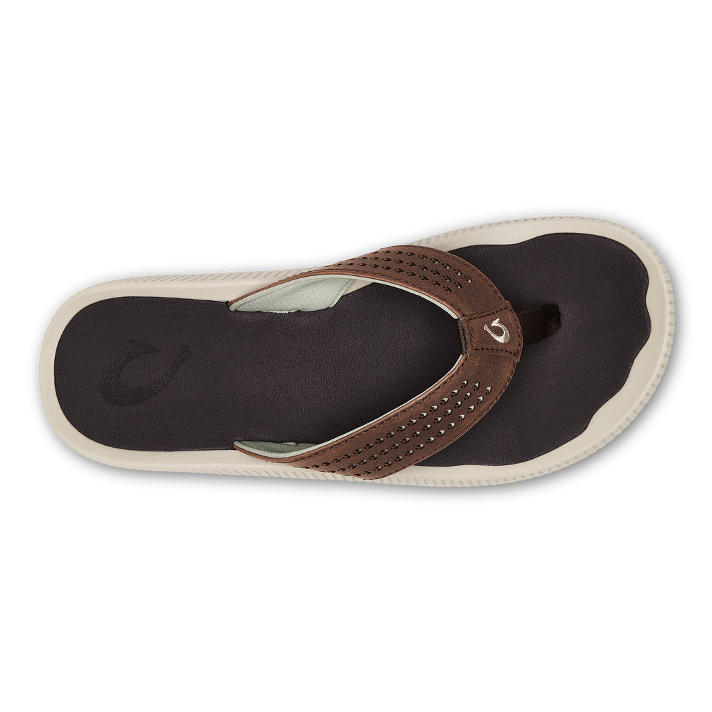 Ulele Men's Beach Sandals - Dark Wood
